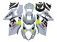 Carénages Moto Suzuki GSXR 1000 2007-2008 - Gris Clair Vert Noir