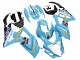 Carénages Moto Suzuki GSXR 1000 2007-2008 - Bleu Clair Jaune Noir Motul Rizla