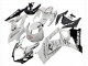 Carénages Moto Suzuki GSXR 1000 2007-2008 - Blanc Noir Alstare Corona Motul