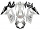 Carénages Moto Suzuki GSXR 1000 2007-2008 - Blanc Noir Alstare Corona Motul