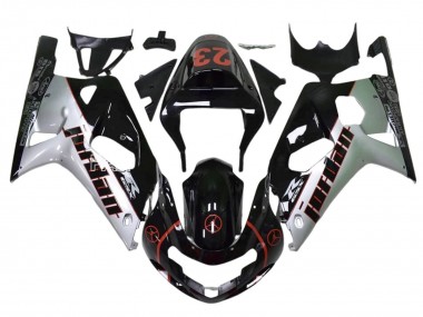 Meilleurs Carénages Moto Suzuki GSXR 1000 2009-2016 - Noir Brillant Blanc Rouge Jordan 23