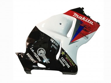 Meilleurs Carénages Moto Suzuki GSXR 1300 Hayabusa 1996-2007 - Blanc Bleu Rouge Makita Noir