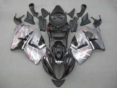 Meilleurs Carénages Moto Suzuki GSXR 1300 Hayabusa 1996-2007 - Gris Noir Hayabusa