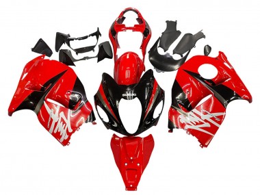 Meilleurs Carénages Moto Suzuki GSXR 1300 Hayabusa 1996-2007 - Rouge Noir Hayabusa