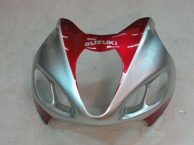 Meilleurs Carénages Moto Suzuki GSXR 1300 Hayabusa 1996-2007 - Argent Rouge Hayabusa