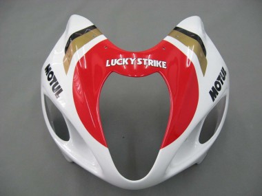Meilleurs Carénages Moto Suzuki GSXR 1300 Hayabusa 1996-2007 - Blanc Rouge Motul