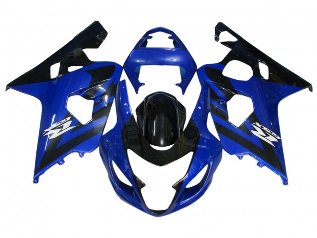 Kits Carénage Moto Suzuki GSXR 600 / GSXR 750 2004-2005 - Bleu Noir