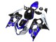 Carénage Moto Suzuki GSXR 600 / GSXR 750 2004-2005 - Blanc Bleu Noir Corona Motul