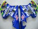 Carénages Moto Suzuki GSXR 600 / GSXR 750 2004-2005 - Bleu Blanc Jaune Vert Telefonica Motul MoviStar
