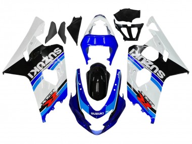 Meilleurs Carénage Moto Suzuki GSXR 600 / GSXR 750 2004-2005 - Blanc Bleu Noir Rouge