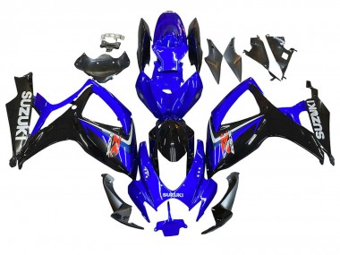 Meilleurs Carénages Moto Suzuki GSXR 600 / GSXR 750 2006-2007 - Bleu Noir Rouge