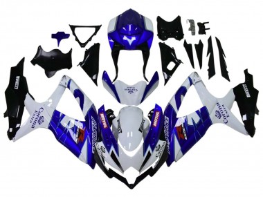 Meilleurs Carénages Moto Suzuki GSXR 600 / GSXR 750 2008-2010 - Blanc Bleu Noir Mat Rouge Motul
