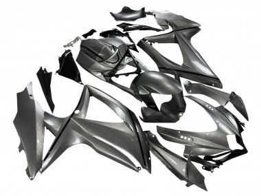 Meilleurs Carénages Moto Suzuki GSXR 600 / GSXR 750 2008-2010 - Gris Mat Noir