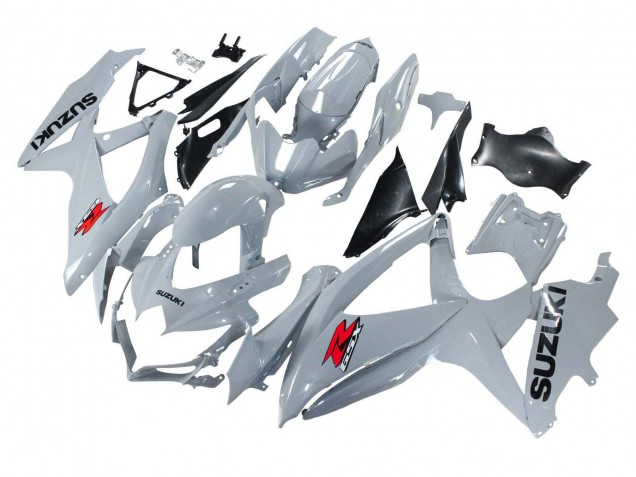 Carénages Moto Suzuki GSXR 600 / GSXR 750 2008-2010 - Gris Brillant