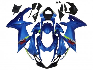 Meilleurs Carénages Moto Suzuki GSXR 600 / GSXR 750 2011-2024 - Bleu Vert Rouge
