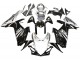 Carénage Moto Suzuki GSXR 600 / GSXR 750 2011-2024 - Noir Brillant Argent