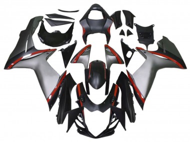 Meilleurs Carénages Moto Suzuki GSXR 600 / GSXR 750 2011-2024 - Bleu Blanc Noir