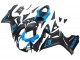 Carénage Moto Suzuki GSXR 600 / GSXR 750 2011-2024 - Bleu Noir Mat