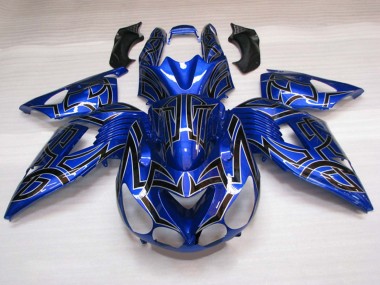 Meilleurs Carénages Moto Suzuki GSXR 600 / GSXR 750 2011-2024 - Bleu Noir