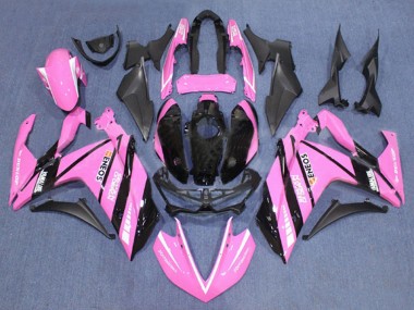 Meilleurs Carénages Moto Yamaha YZF R3/R25 2015-2018 - Rose Noir Yamalube ENEOS