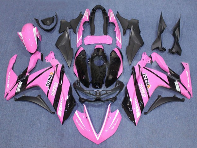 Carénages Moto Yamaha YZF R3/R25 2015-2018 - Rose Noir Yamalube ENEOS