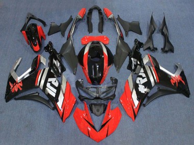 Meilleurs Carénages Moto Yamaha YZF R3/R25 2015-2018 - Rouge Argent Noir Brillant