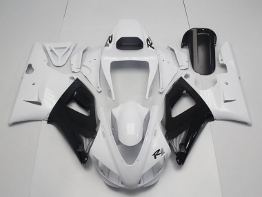 Meilleurs Carénages Moto Yamaha YZF R1 1998-1999 - Blanc Perle Noir