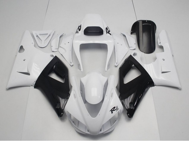 Carénages Moto Yamaha YZF R1 1998-1999 - Blanc Perle Noir