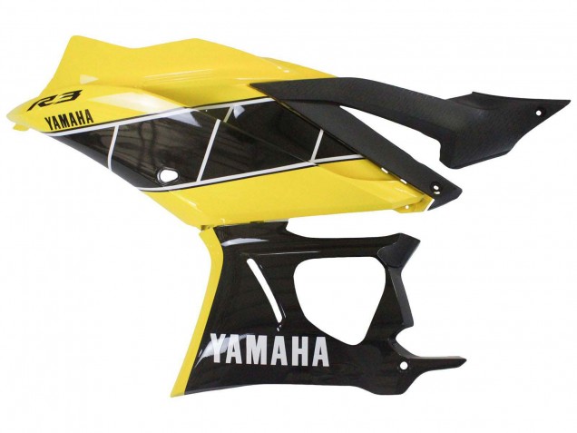 Carénages Moto Yamaha YZF R3/R25 2019-2021 - Jaune Noir