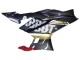 Carénages Moto Yamaha YZF R3/R25 2022-2024 - Noir Fibre de Carbone Style Or Rouge ABBOT