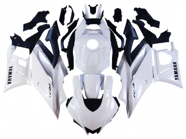 Meilleurs Carénages Moto Yamaha YZF R3/R25 2022-2024 - Blanc