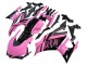 Carénages Moto Yamaha YZF R3/R25 2022-2024 - Rose Noir Brillant Monstre