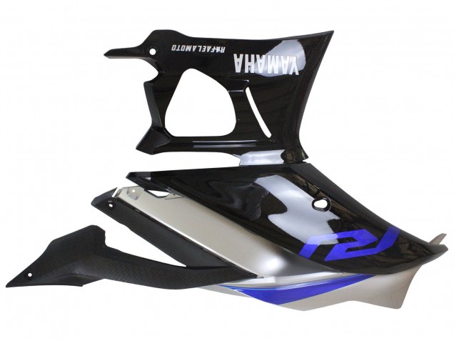 Carénages Moto Yamaha YZF R3/R25 2022-2024 - Argent Bleu Noir Brillant