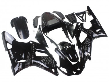Meilleurs Carénages Moto Yamaha YZF 1000 R1 2000-2001 - Noir Brillant Blanc Monstre Motul