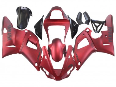 Meilleurs Carénages Moto Yamaha YZF 1000 R1 2000-2001 - Rouge Mat