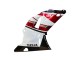 Carénage Moto Yamaha YZF 1000 R1 2000-2001 - Rouge Blanc Noir Brillant