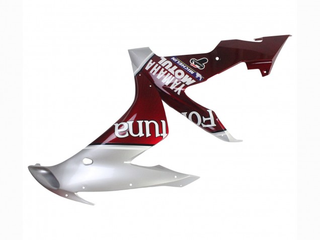 Carénages Moto Yamaha YZF 1000 R1 2004-2006 - Argent Rouge Fortuna Motul