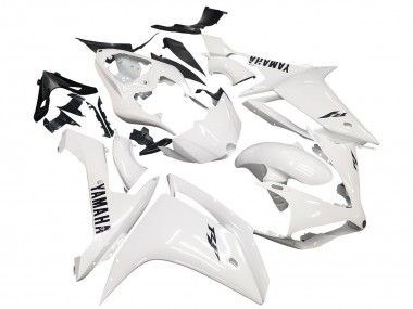Meilleurs Carénages Moto Yamaha YZF 1000 R1 2007-2008 - Blanc Noir