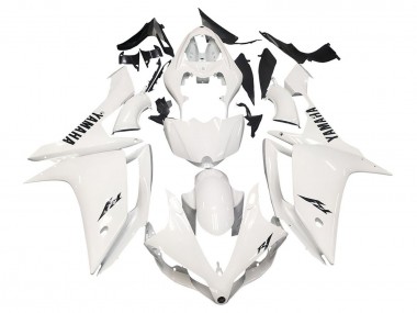 Meilleurs Carénages Moto Yamaha YZF 1000 R1 2007-2008 - Blanc Noir