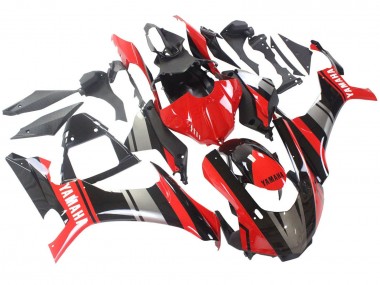 Meilleurs Carénages Moto Yamaha YZF 1000 R1 2015-2019 - Rouge Noir Argent