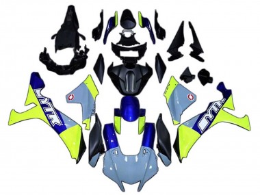 Meilleurs Carénages Moto Yamaha YZF 1000 R1 2020-2025 - Bleu Vert Noir