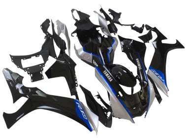 Meilleurs Carénages Moto Yamaha YZF 1000 R1 2020-2025 - Noir Brillant Argent Bleu