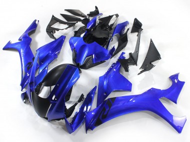 Meilleurs Carénages Moto Yamaha YZF 1000 R1 2020-2025 - Bleu Noir Mat