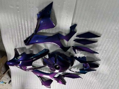 Meilleurs Carénages Moto Yamaha YZF 1000 R1 2020-2025 - Pente Bleu Violet