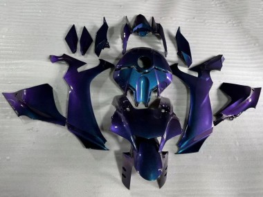 Meilleurs Carénages Moto Yamaha YZF 1000 R1 2020-2025 - Pente Bleu Violet