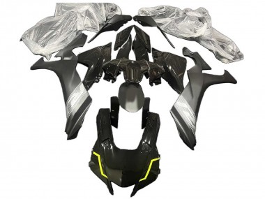 Meilleurs Carénages Moto Yamaha YZF 1000 R1 2020-2025 - Argent Noir Brillant Jaune