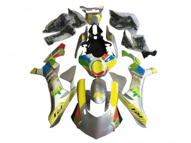 Meilleurs Carénages Moto Yamaha YZF 1000 R1 2020-2025 - Argent Jaune Rouge Bleu Ohlins
