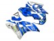 Carénages Moto Yamaha YZF 600 R6 1998-2002 - Blanc Bleu Jaune Néon Fiat Motul Michelin