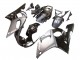Carénages Moto Yamaha YZF 600 R6 1998-2002 - Argent Noir Brillant