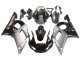 Carénages Moto Yamaha YZF 600 R6 1998-2002 - Argent Noir Brillant